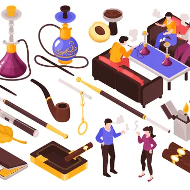 1912.i121.020.P.m005.c33.アイソメトリック水タバコ煙セット