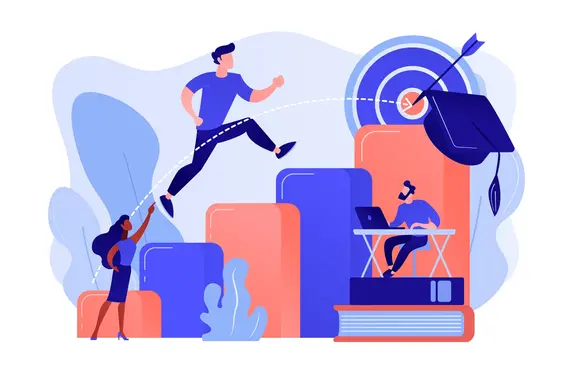 goal-achievement-career-promotion-school-graduation-educational-trajectory-educational-capital-strategy-determine-your-educational-way-concept-pinkish-coral-bluevector-isolated-illustration_335657-1255.web