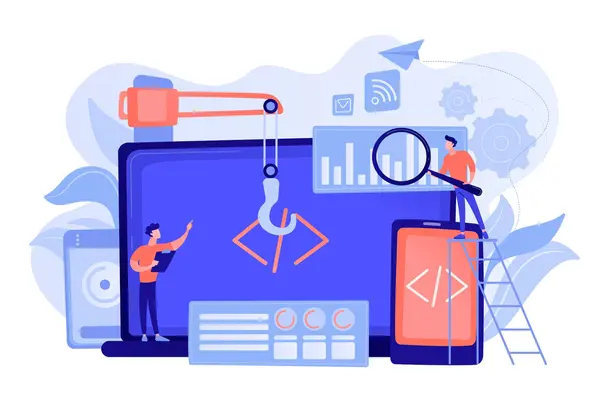 engineer-developer-with-laptop-tablet-code-cross-platform-operating-systems-software-environments-concept-pinkish-coral-bluevector-isolated-illustration_335657-2524.webp。