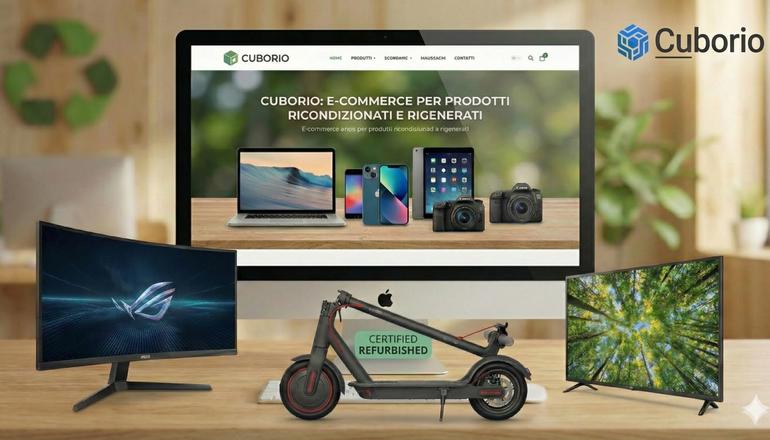 Cuborio E-commerce per prodotti ricondizionati e rigenerati