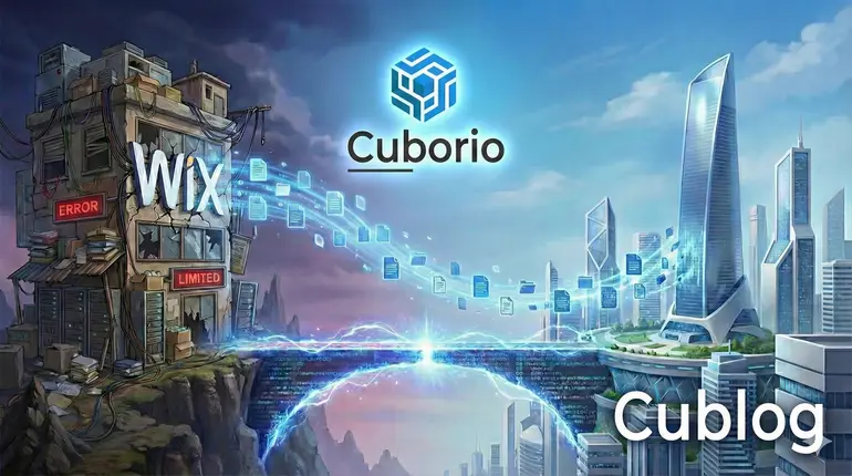 Migration from Wix to Cuborio