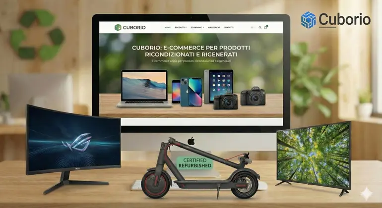 Cuborio E-commerce per prodotti ricondizionati e rigenerati