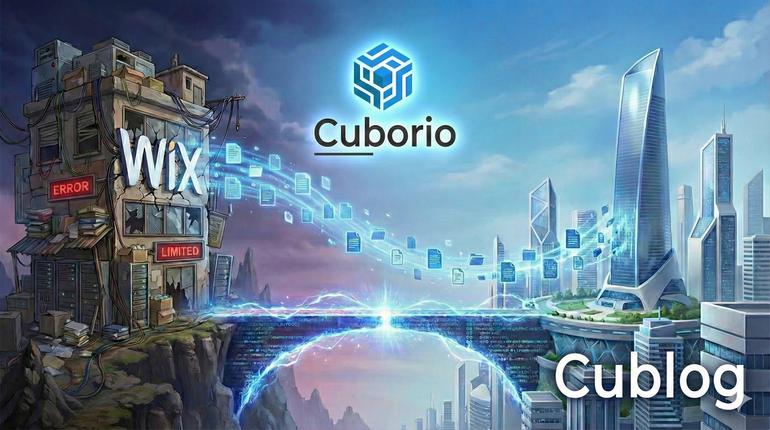 Wix에서 Cuborio로의 마이그레이션